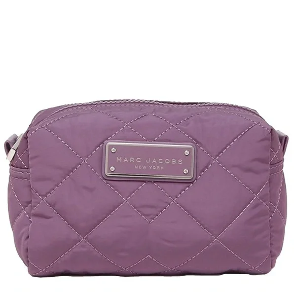 Marc Jacobs Large Quilted Cosmetics Pouch in Purple Gum M0011326 - Picture 2 of 6